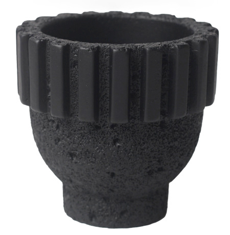 JYW144 Lava effect unique design cement pot for indoor garden