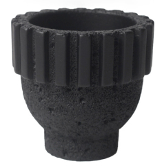 JYW144 Lava effect unique design cement pot for indoor garden