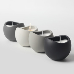 JWCV3014 New design cement candle vessel