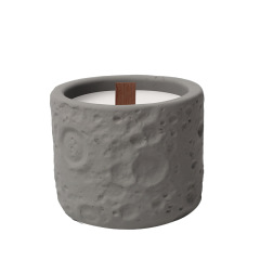 JWCV3007 New design cement candle vessel with lid