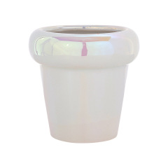 JYW2116 New development indoor garden ceramic planter pot with pearlized finish