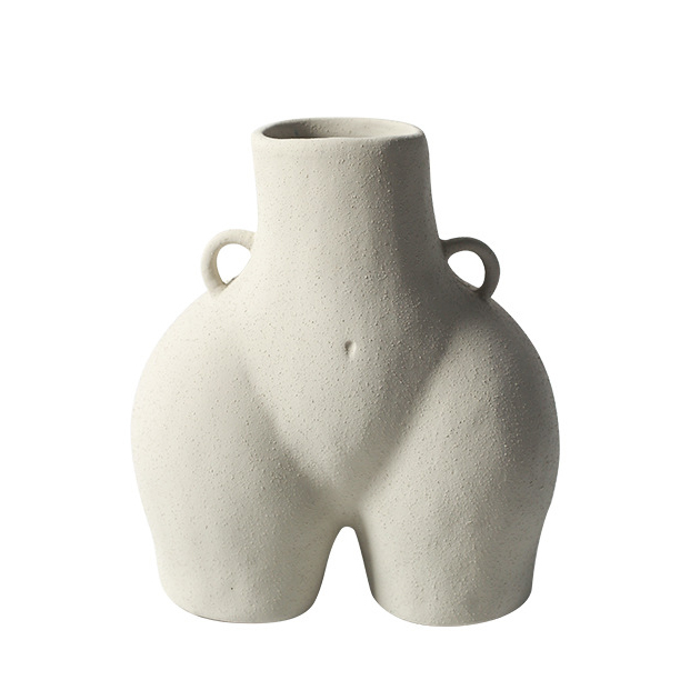 JYW2120 Home decoration body design ceramic vase for indoor use