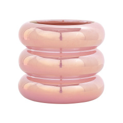 JYW2115 Hot sale ceramic indoor planter pot with pearlized finish