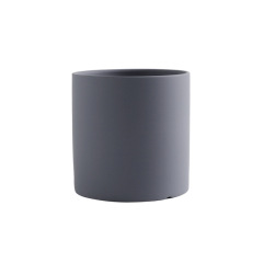 JYW2123 Hot sale classic cylinder ceramic planter pot with various colors