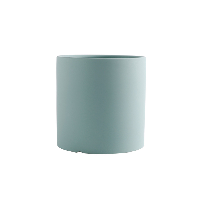 JYW2123 Hot sale classic cylinder ceramic planter pot with various colors