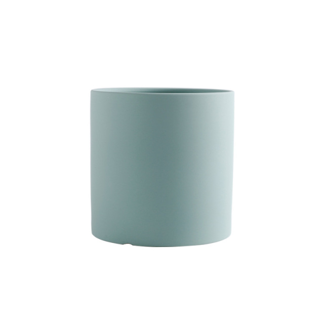 JYW2123 Hot sale classic cylinder ceramic planter pot with various colors