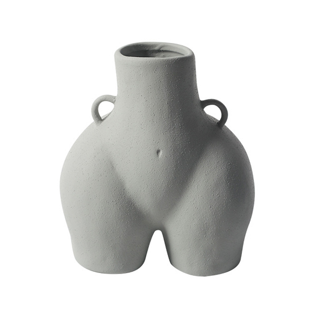 JYW2120 Home decoration body design ceramic vase for indoor use