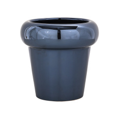 JYW2116 New development indoor garden ceramic planter pot with pearlized finish