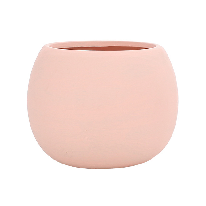 JYW2121 Ball shaped indoor ceramic garden planter pot