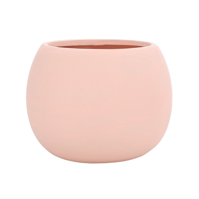 JYW2121 Ball shaped indoor ceramic garden planter pot