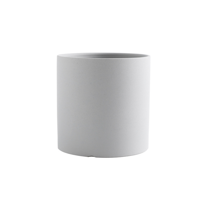 JYW2123 Hot sale classic cylinder ceramic planter pot with various colors