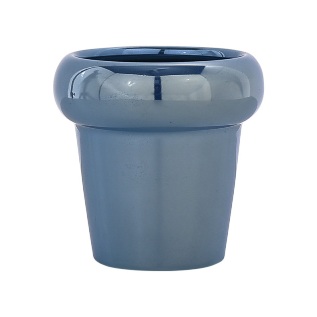 JYW2116 New development indoor garden ceramic planter pot with pearlized finish