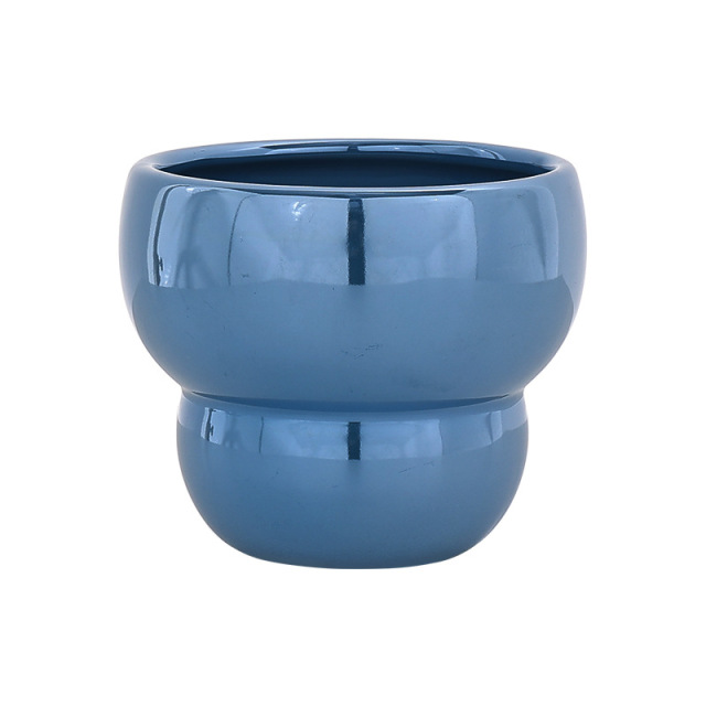 JYW2114 Best selling ceramic planter with pearlized finish