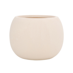 JYW2121 Ball shaped indoor ceramic garden planter pot