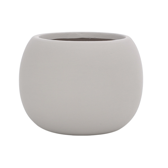 JYW2121 Ball shaped indoor ceramic garden planter pot