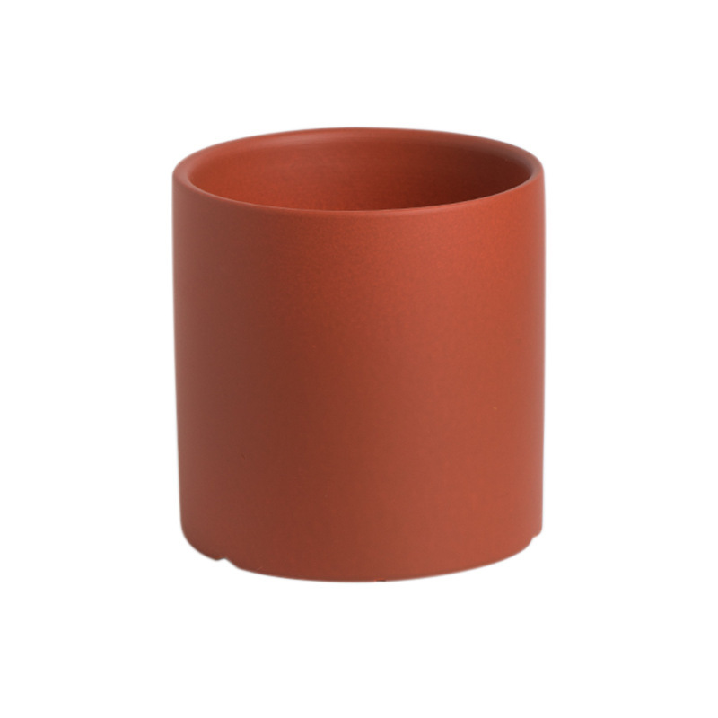 JYW2123 Hot sale classic cylinder ceramic planter pot with various colors