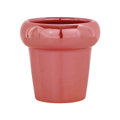 JYW2116 New development indoor garden ceramic planter pot with pearlized finish