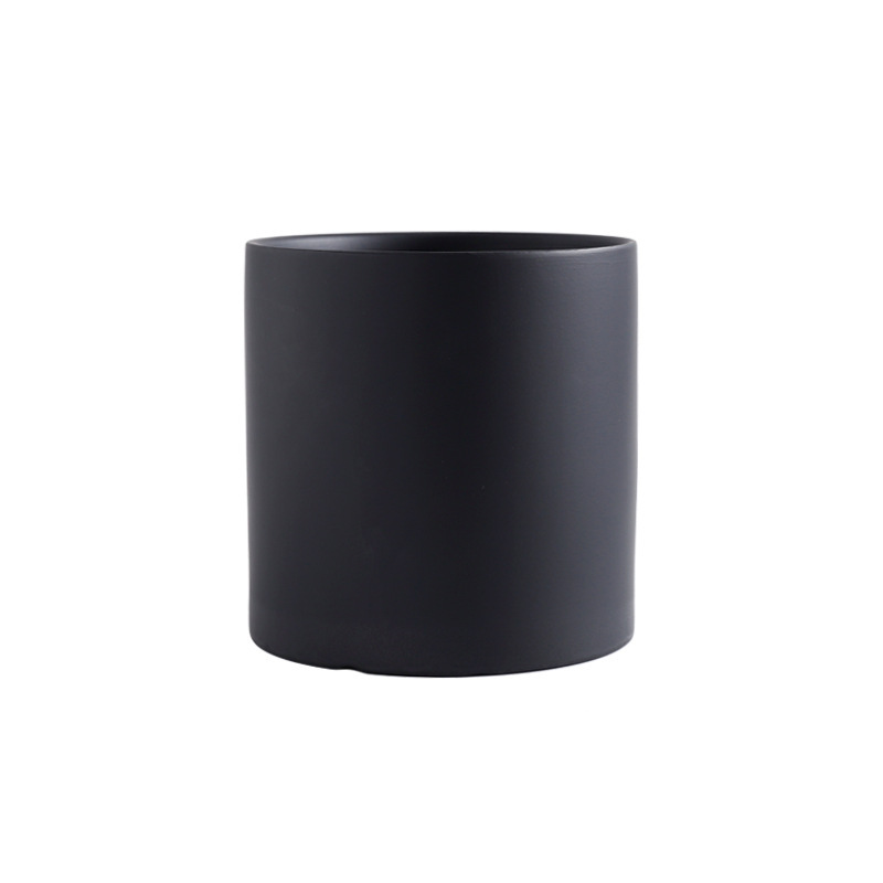 JYW2123 Hot sale classic cylinder ceramic planter pot with various colors