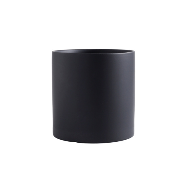 JYW2123 Hot sale classic cylinder ceramic planter pot with various colors