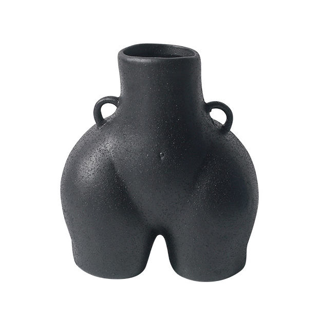 JYW2120 Home decoration body design ceramic vase for indoor use