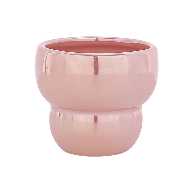 JYW2114 Best selling ceramic planter with pearlized finish
