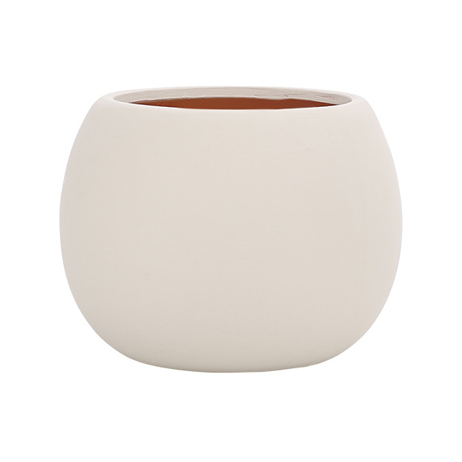 JYW2121 Ball shaped indoor ceramic garden planter pot