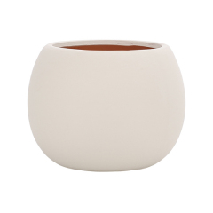 JYW2121 Ball shaped indoor ceramic garden planter pot