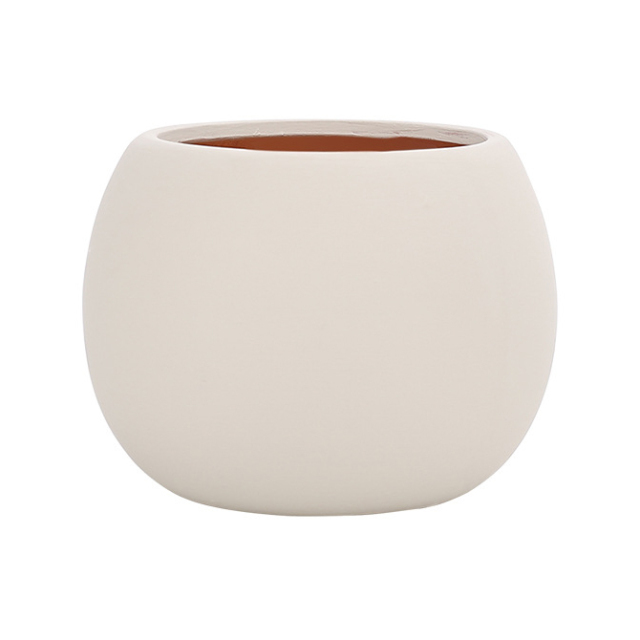 JYW2121 Ball shaped indoor ceramic garden planter pot