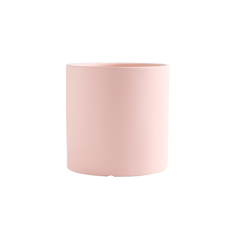 JYW2123 Hot sale classic cylinder ceramic planter pot with various colors
