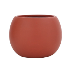 JYW2121 Ball shaped indoor ceramic garden planter pot