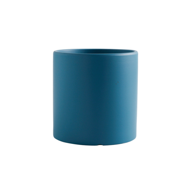 JYW2123 Hot sale classic cylinder ceramic planter pot with various colors
