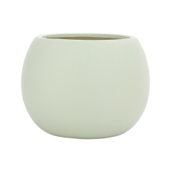 JYW2121 Ball shaped indoor ceramic garden planter pot