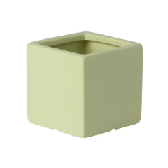 JYW2126 Square ceramic pot with various colors