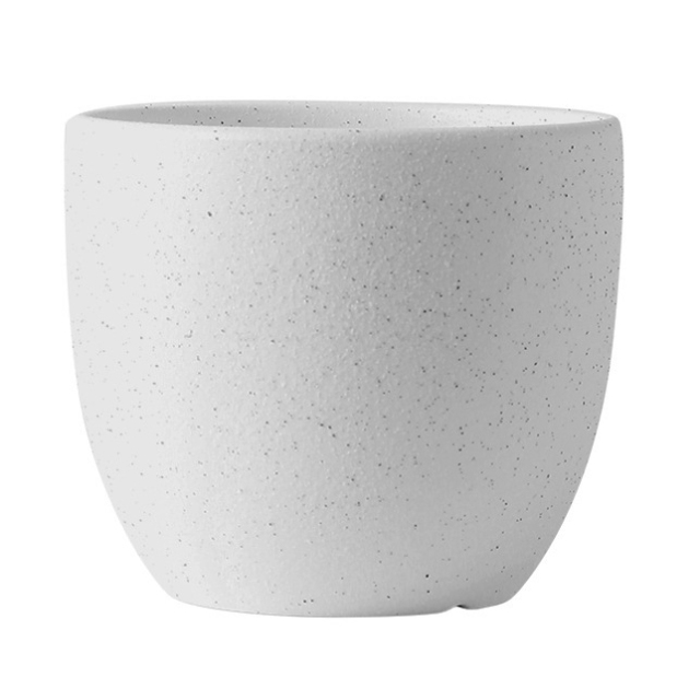 JYW2129  Taper shaped ceramic planter pot for indoor and outdoor use