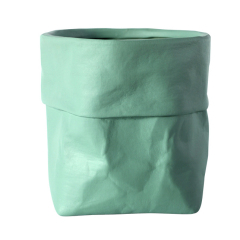 JYW2127 Bag designed ceramic planter pot with various colors