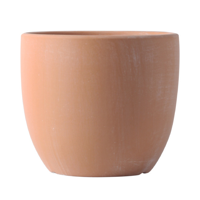 JYW2129  Taper shaped ceramic planter pot for indoor and outdoor use