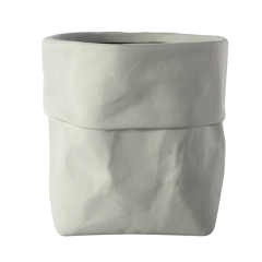 JYW2127 Bag designed ceramic planter pot with various colors