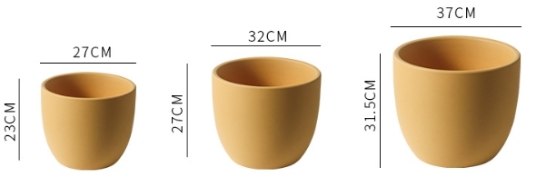 JYW2130  Best Selling solid color ceramic indoor garden planter pots