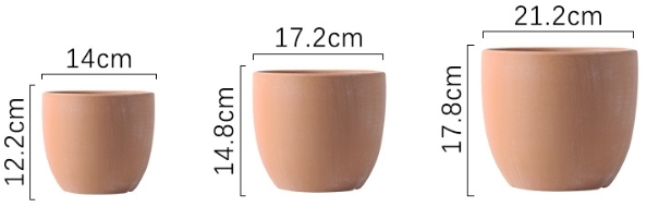 JYW2129  Taper shaped ceramic planter pot for indoor and outdoor use