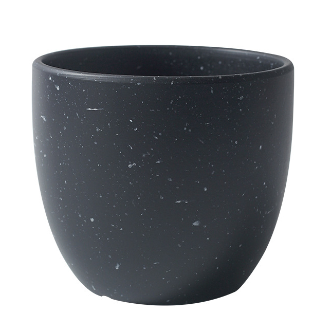 JYW2129  Taper shaped ceramic planter pot for indoor and outdoor use