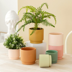 JYW2131  Hot sale indoor garden ceramic plant pot for home decoration