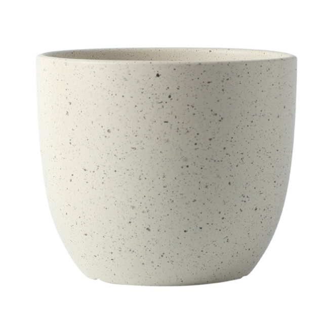 JYW2129  Taper shaped ceramic planter pot for indoor and outdoor use