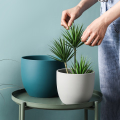 JYW2130  Best Selling solid color ceramic indoor garden planter pots