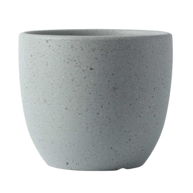 JYW2129  Taper shaped ceramic planter pot for indoor and outdoor use