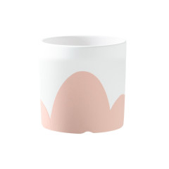 JYW2135 Adorable Hand painted ceramic cylinder planter pots