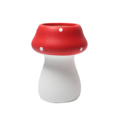 JYW2155 New arrival mushroom design ceramic planter pot with polka dots
