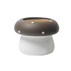 JYW2155 New arrival mushroom design ceramic planter pot with polka dots