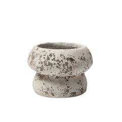 JYW2154 New arrival ceramic planter pot with weathering effect