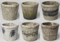 JLAK444 2025 New Taper shaped cement planter with corrosion effect