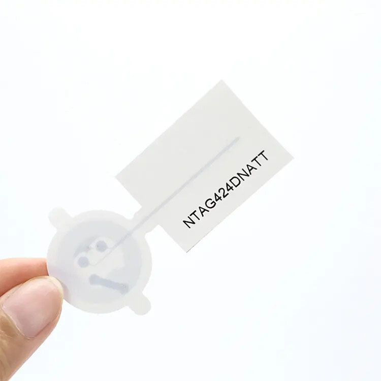 13.56MHZ RFID Tag Label factory NXP NTAG424 DNA TT Anti-counterfeit RFID Sticker